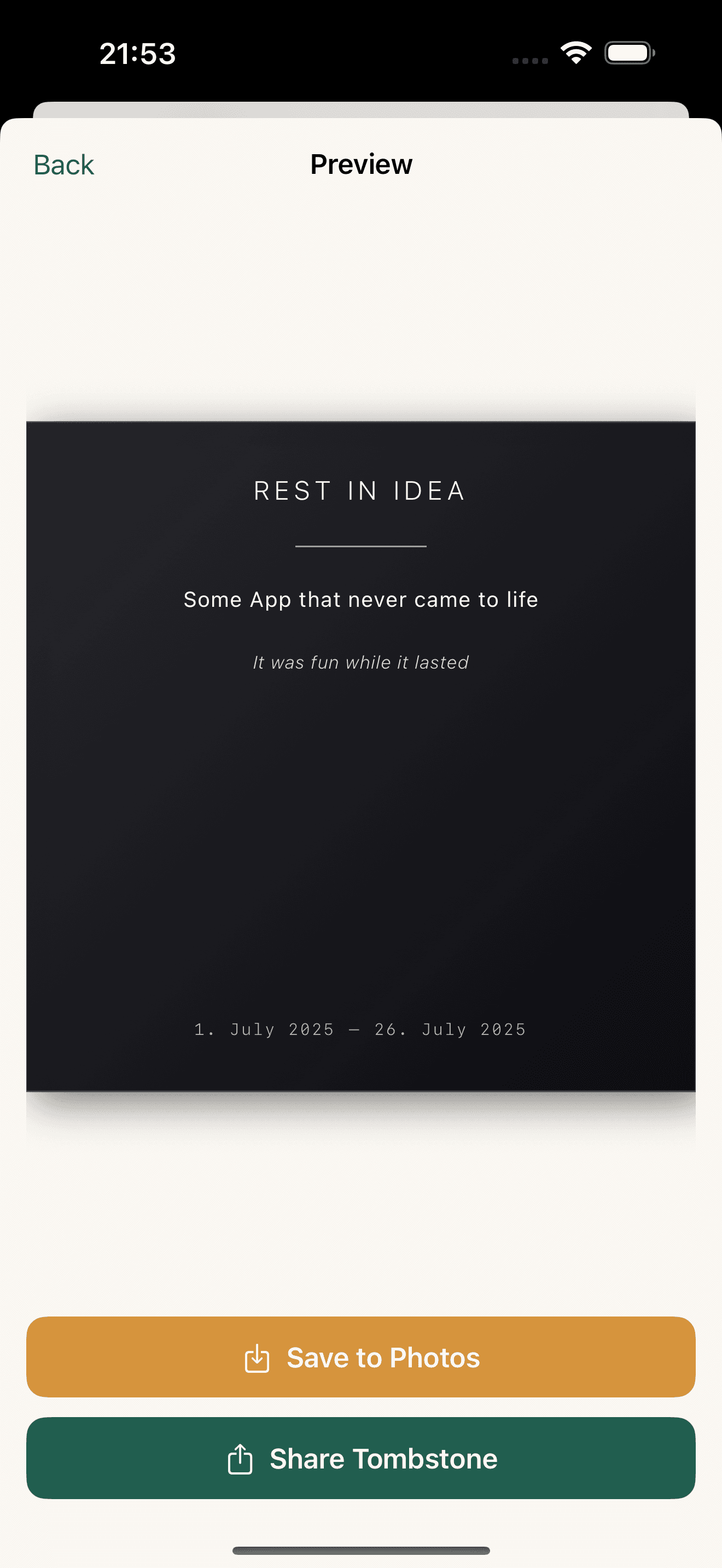 Rest in Idea - Media 4